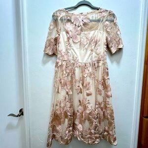 Adianna Papell Nadine Embroidered dress size 4